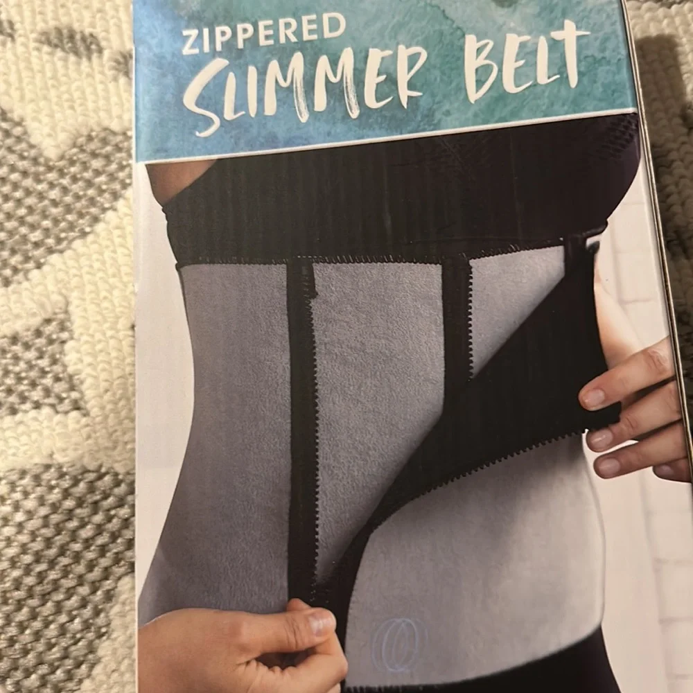 Workout Exercise Zippered Slimmer Belt NEW - Picture 5 of 8